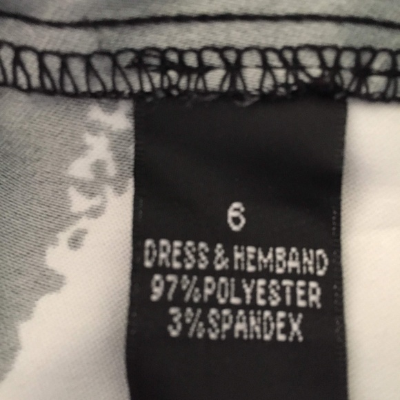 Alyx Black & White Sheath Sleeveless Dress-Size 6 - Picture 5 of 5